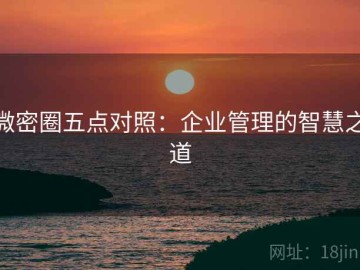 微密圈五点对照：企业管理的智慧之道