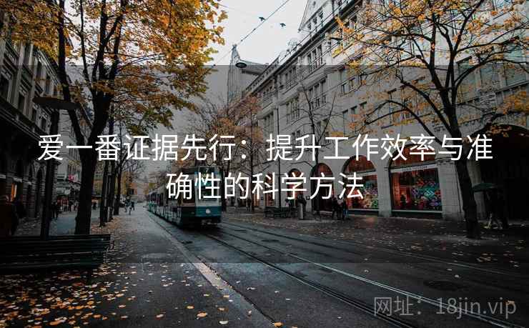 爱一番证据先行:提升工作效率与准确性的科学方法 爱一番证据先行:提升工作效率与准确性的科学方法